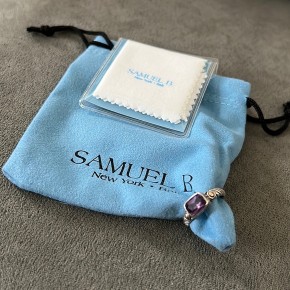 Samuel B. Jewelry - New Samuel B. Sterling Silver and18k gold Ring Size 7